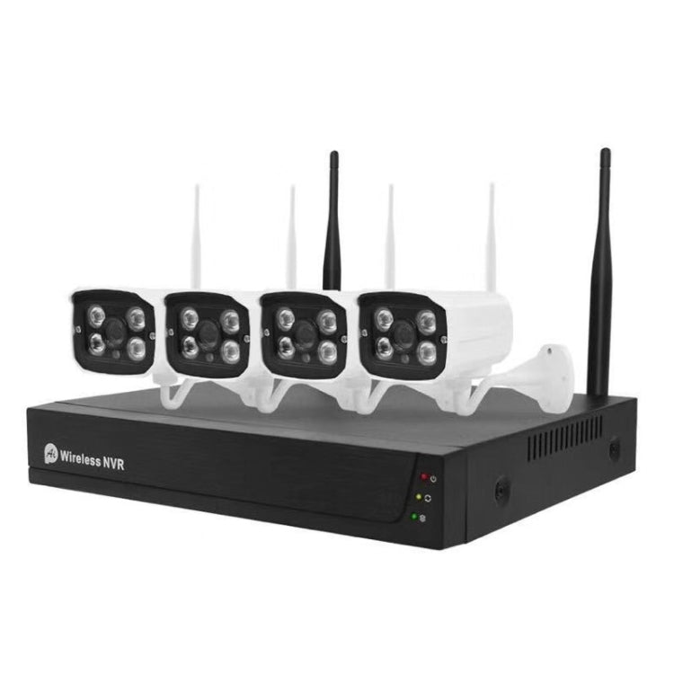 QS200-4 2.0MP 1080P HD Network Video Recorder Wireless Camera Set QS200-4 2.0MP 1080P HD Network Video Recorder Wireless Camera Set